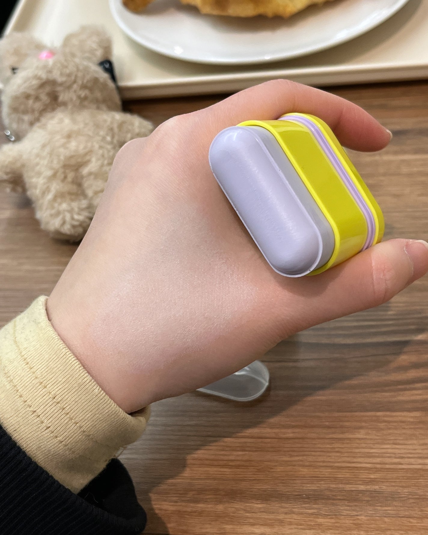 Air Fit Sun Finishing Stick 01 Pure Violet/frebits/日焼け止めスティックを使ったクチコミ(4枚目)