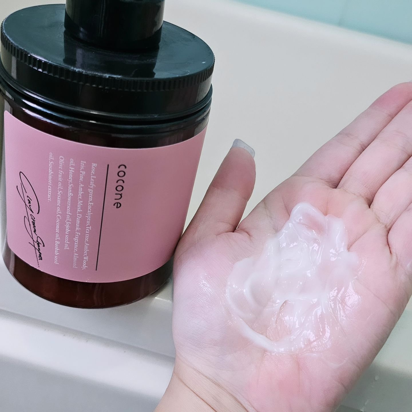 クレイクリームシャンプー（スムース）/cocone/市販シャンプーを使ったクチコミ（3枚目）