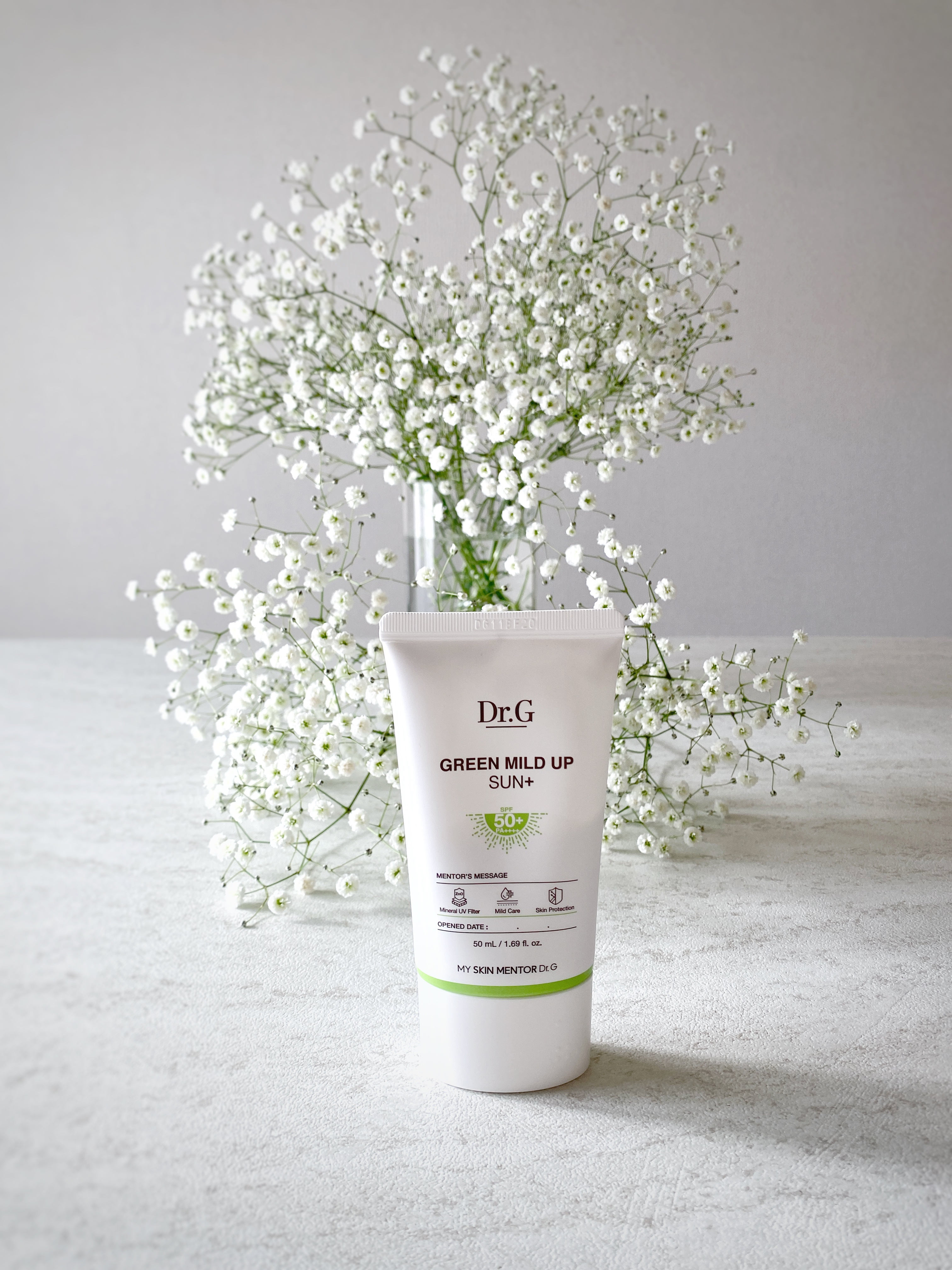 グリーンマイルドアップサンプラス/Dr.G/日焼け止めクリームを使ったクチコミ（1枚目）