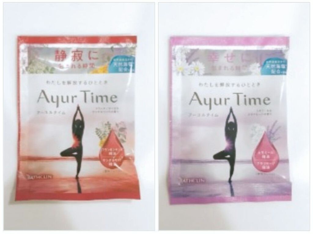 Ayur Time（アーユルタイム） ユーカリ＆シダーウッドの香り 40g/アーユルタイム/無機塩系入浴剤を使ったクチコミ（3枚目）