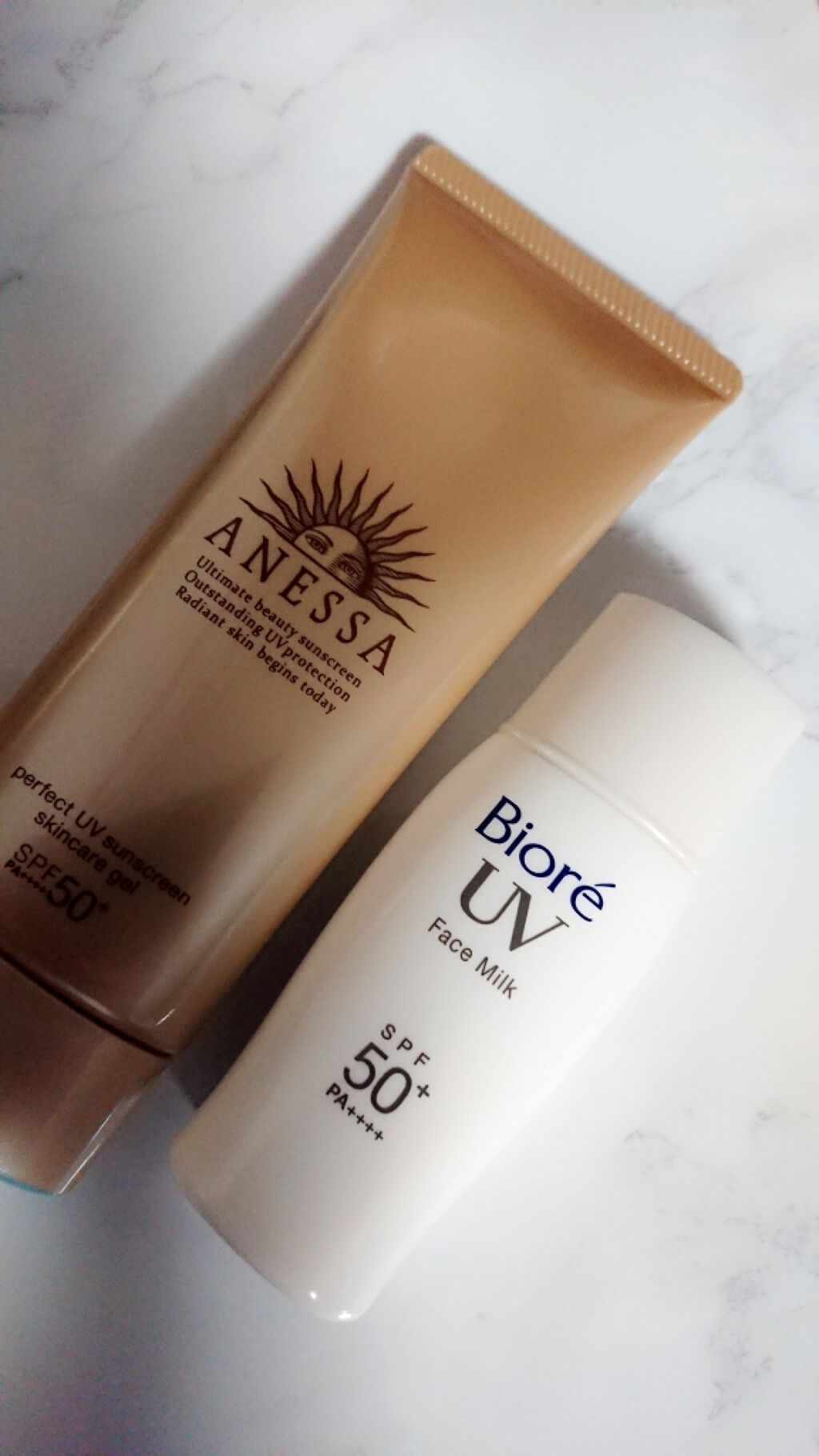 ビオレUV さらさらフェイスミルク SPF50+/ビオレ/日焼け止めミルクを使ったクチコミ（2枚目）