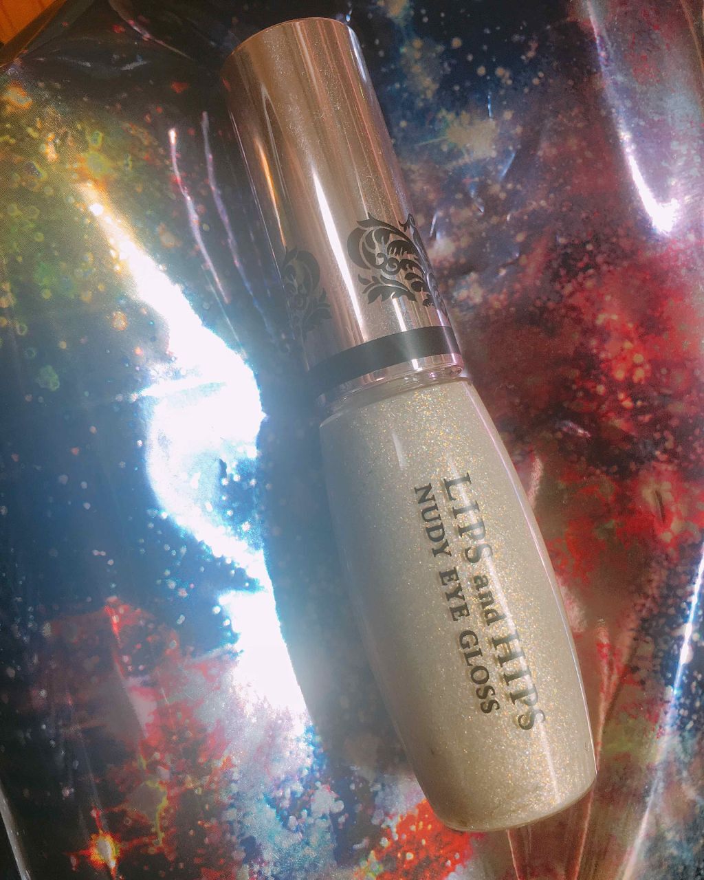 LIPS and HIPS ヌーディ アイグロスのクチコミ「エナジェティックグリッター6

２枚目 アイグロスだけ

三枚目 アイグロスプラスいつものアイ.....」（1枚目）