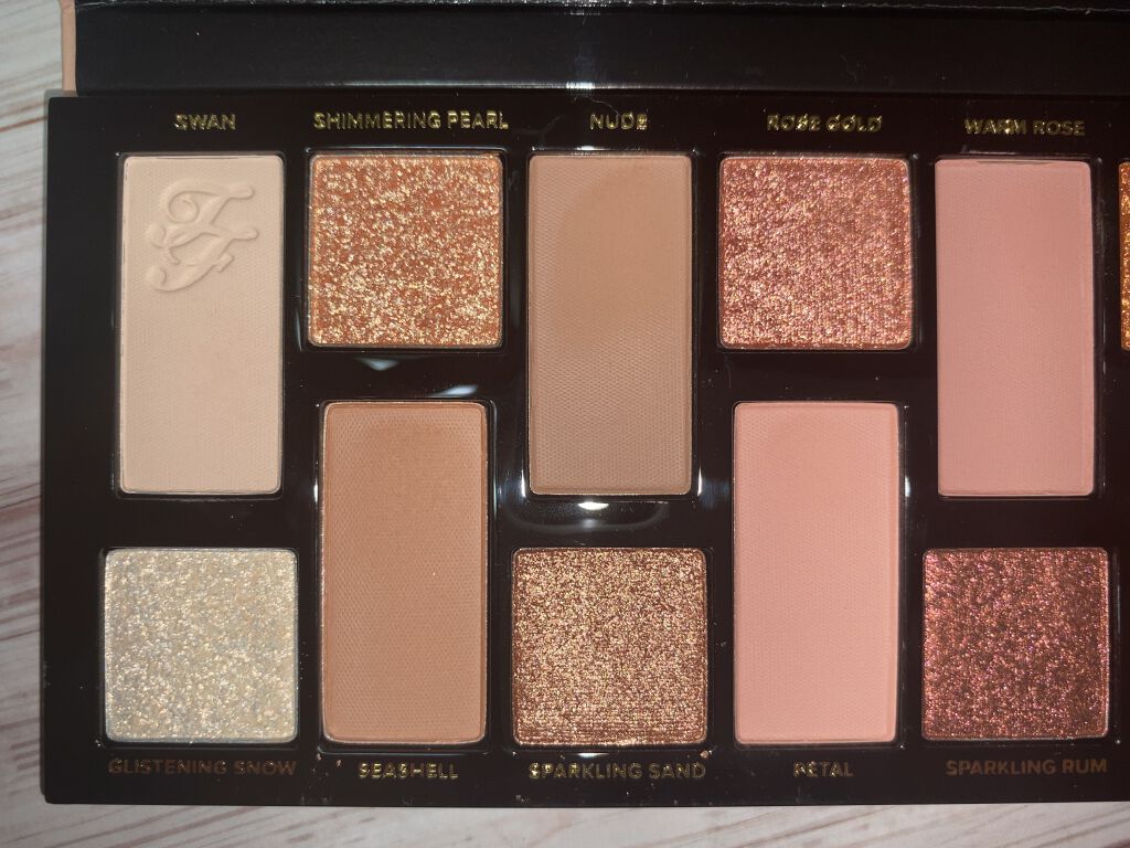 ボーン ディス ウェイ ザ ナチュラル ヌード アイシャドウ パレット/Too Faced/アイシャドウパレットを使ったクチコミ（3枚目）