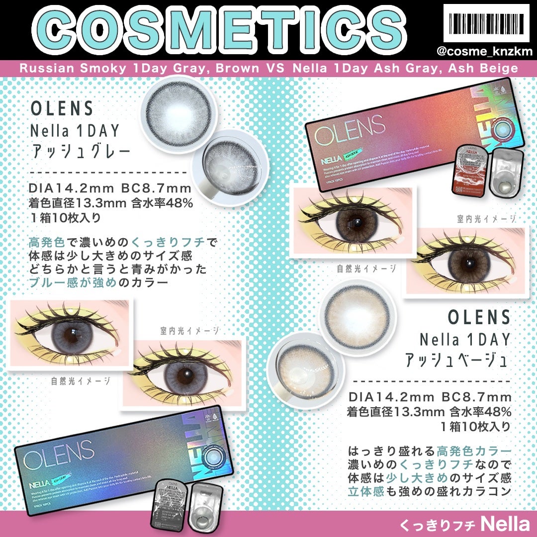 ロシアンスモーキー/OLENS/カラーコンタクトレンズを使ったクチコミ(2枚目)
