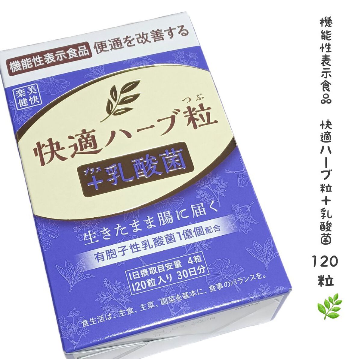 快適ハーブ粒プラス乳酸菌/ナチュラルウェーブ/健康サプリメントを使ったクチコミ（1枚目）