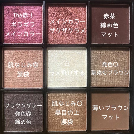 UR GLAM BLOOMING EYE COLOR PALETTE/U R GLAM/アイシャドウパレットを使ったクチコミ(2枚目)