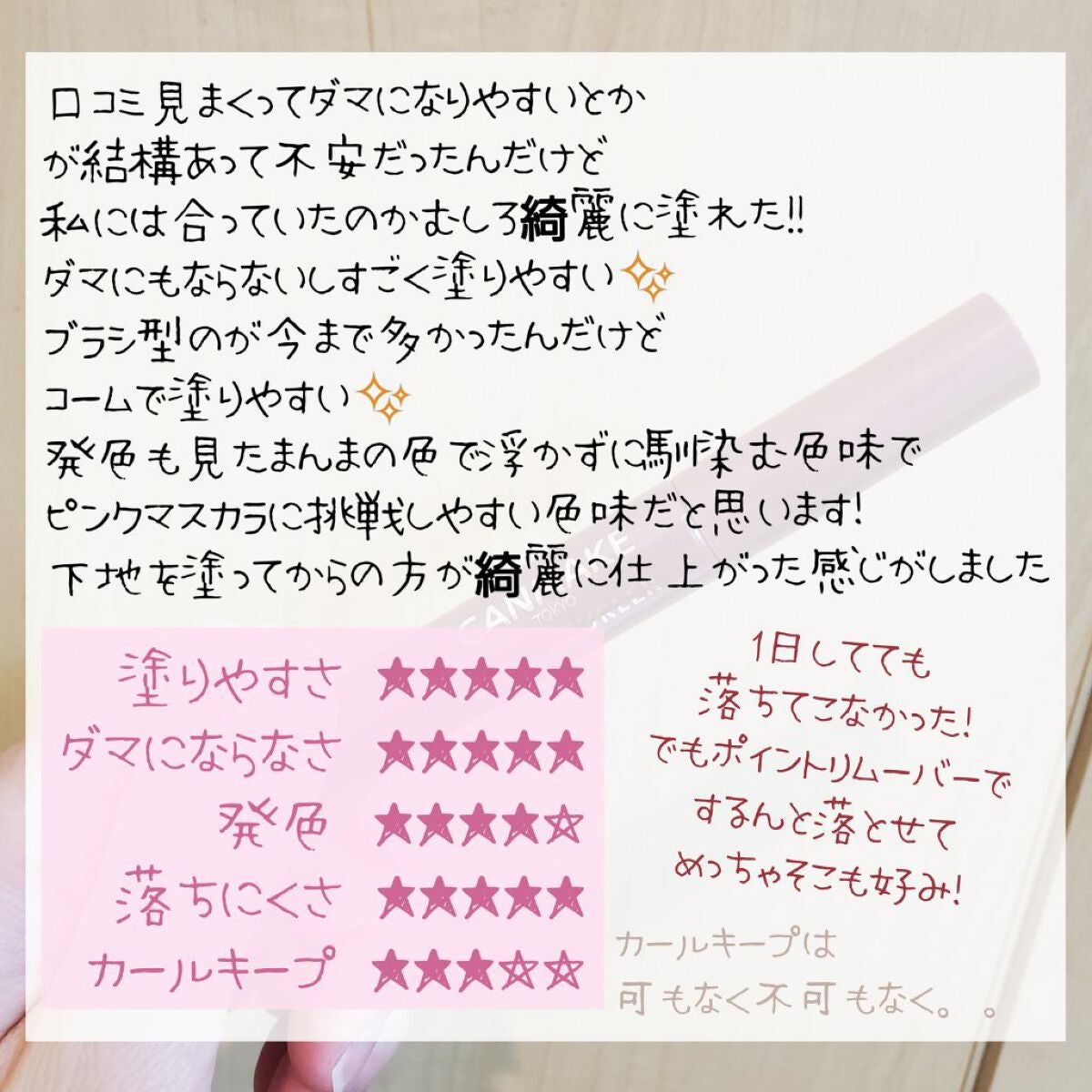 クイックラッシュカーラー/キャンメイク/マスカラ下地を使ったクチコミ(8枚目)