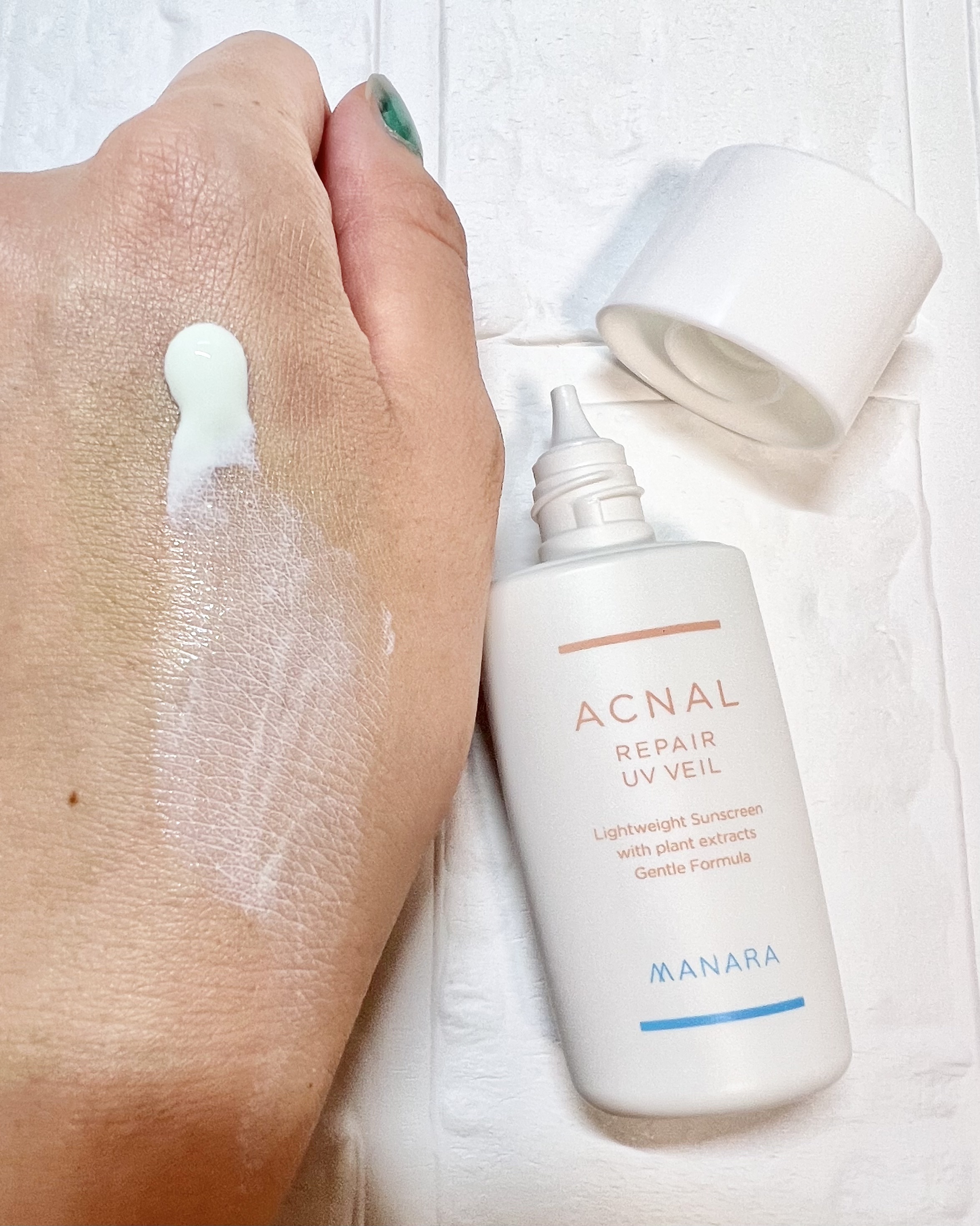 リペアUVベール/ACNAL/日焼け止めローションを使ったクチコミ（1枚目）