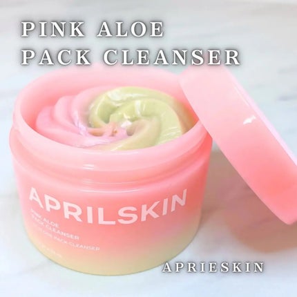 ピンクアロエメレンゲクレンザー/APRILSKIN/その他洗顔料を使ったクチコミ(1枚目)