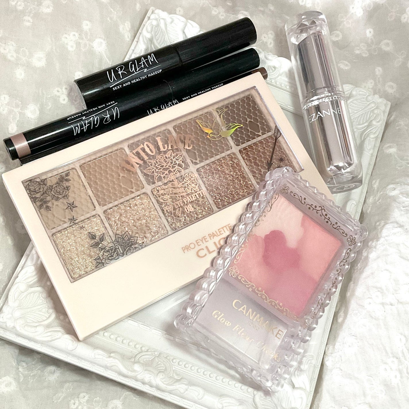 グロウフルールチークス/キャンメイク/パウダーチークを使ったクチコミ(1枚目)