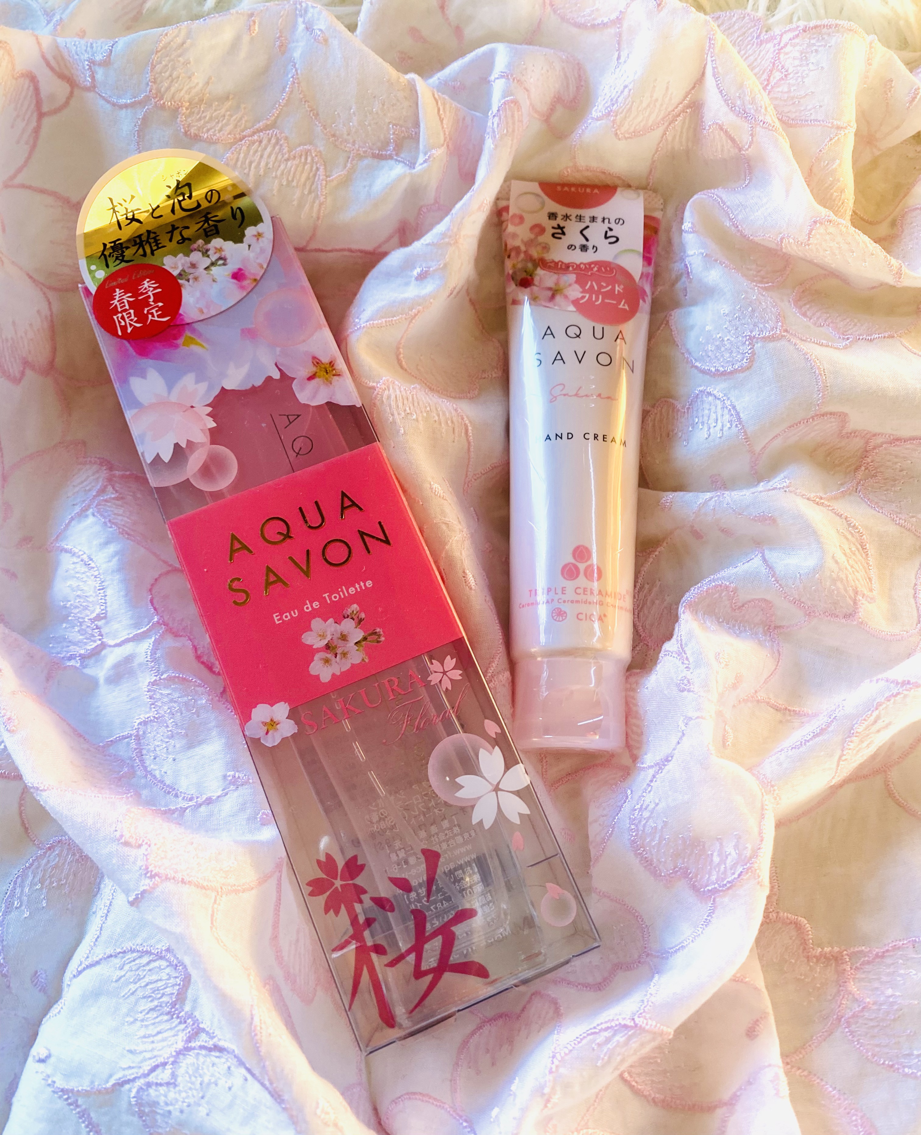 アクア　シャボン　サクラフローラルの香り　オードトワレ/アクアシャボン/香水(レディース)を使ったクチコミ（1枚目）