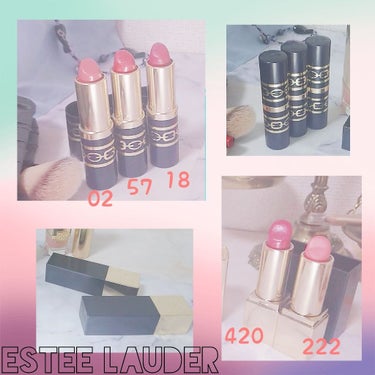 ESTEE LAUDERのリップレポ💄✨
よく使う順に紹介していきます〜😳💕
良ければ参考にしてください😂💕
(※使用感追記しました)


5位 18 ポワデローズクリーム
綺麗な赤。若干キラキラしてい