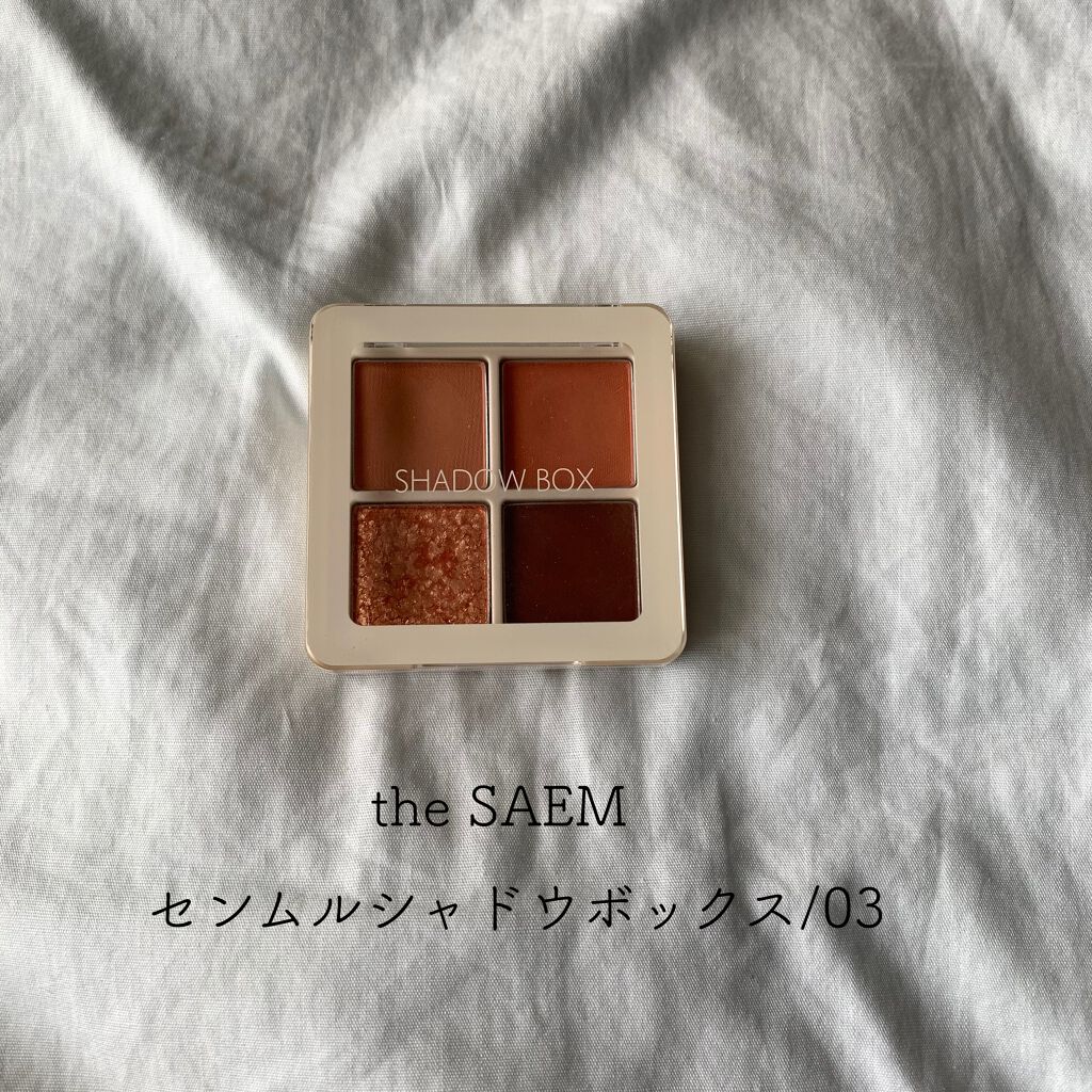 センムル シャドウ ボックス(1) 03　ピーチデイ/the SAEM/アイシャドウパレットを使ったクチコミ（1枚目）