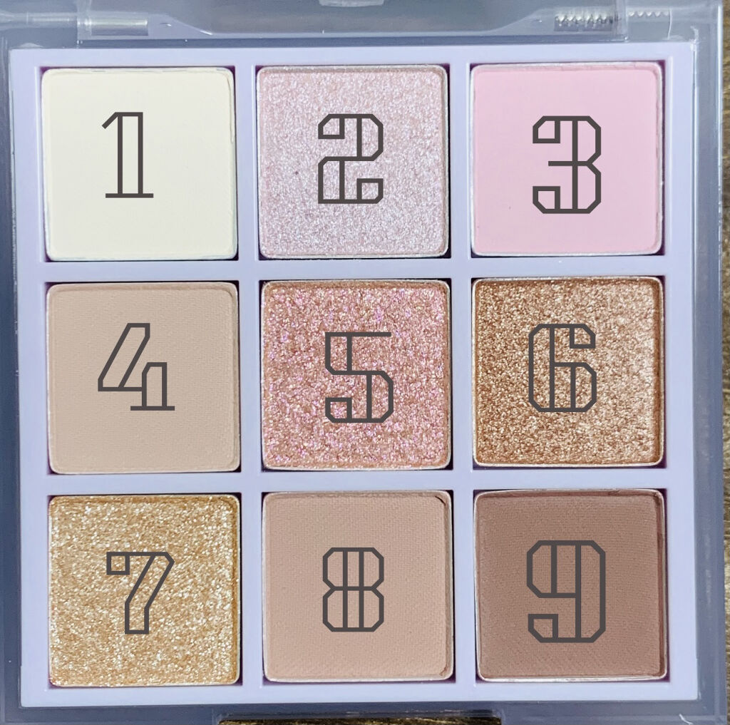 プレイカラーアイズ ≪ミルキーコレクション≫/ETUDE/アイシャドウパレットを使ったクチコミ（2枚目）