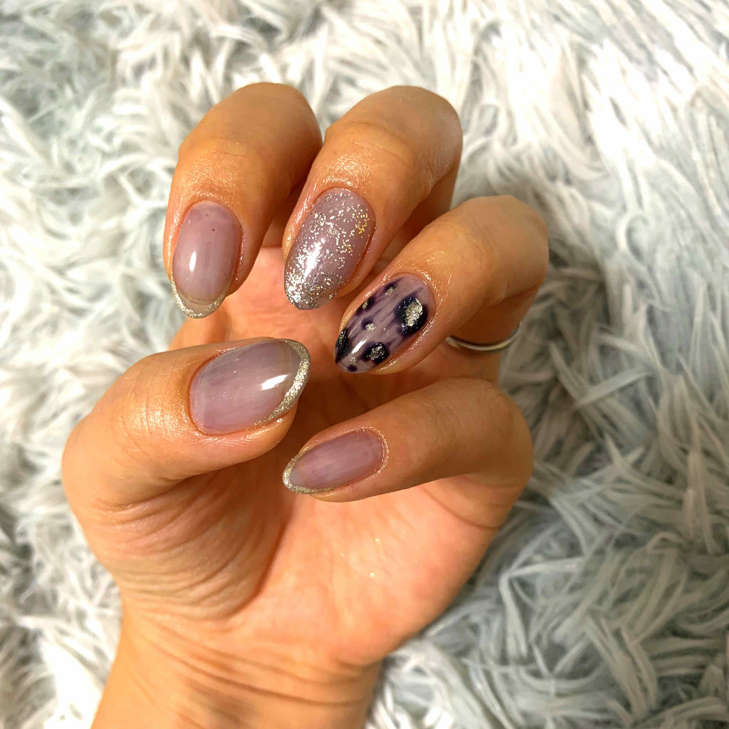 プチプラカラージェル/マニキュアを使ったクチコミ（1枚目）