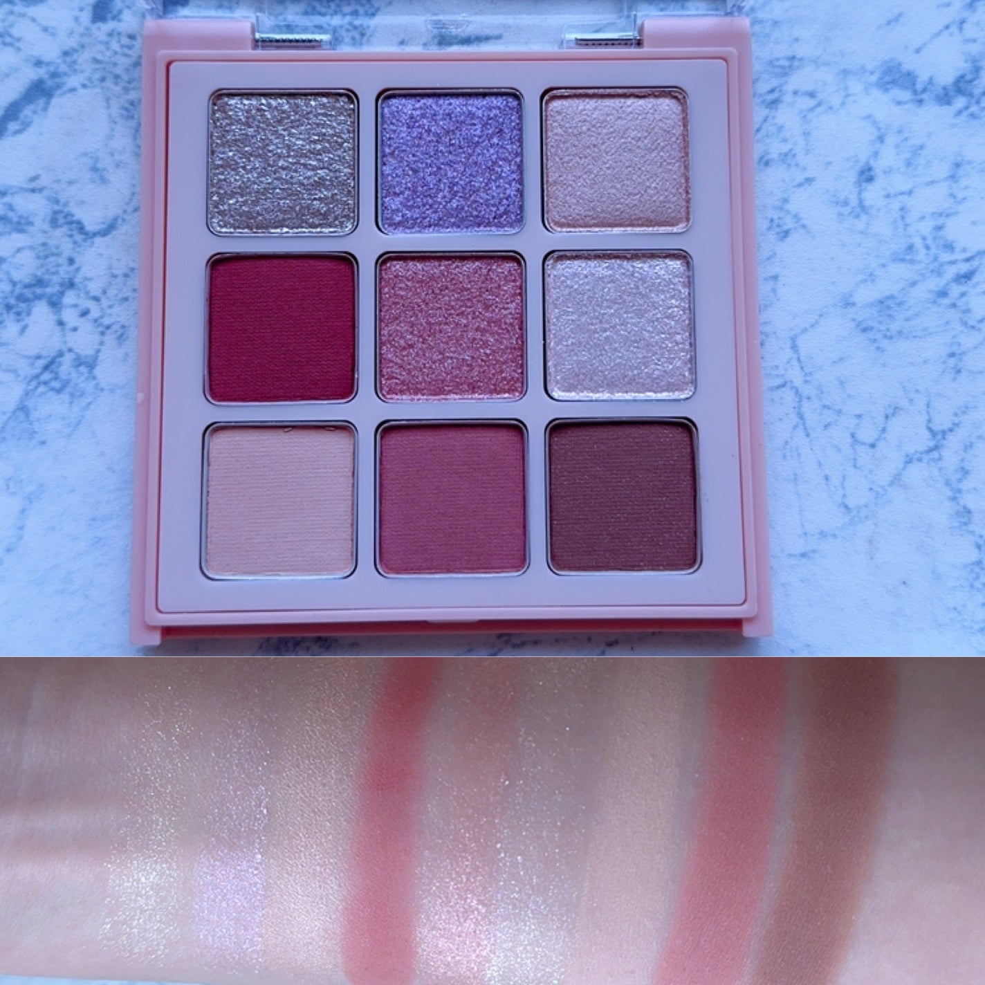 マテリアルカラーパレット/leur charme/アイシャドウパレットを使ったクチコミ(4枚目)