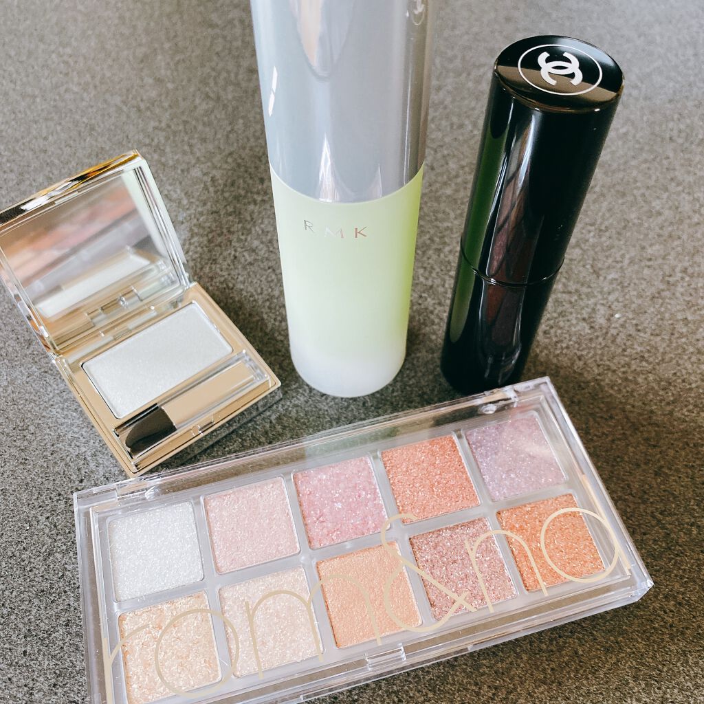 ザ ナウナウアイズ 01 クラッシュドアイス/RMK/単色アイシャドウを使ったクチコミ（1枚目）