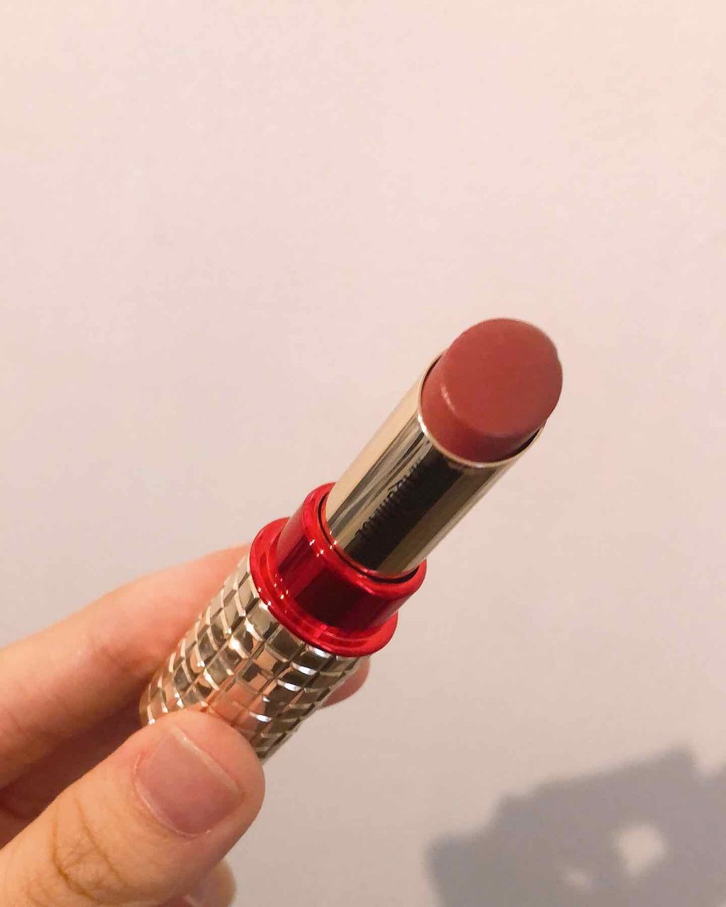 ドラマティックルージュEX RS377 フェイントスマイル/マキアージュ/口紅を使ったクチコミ（1枚目）