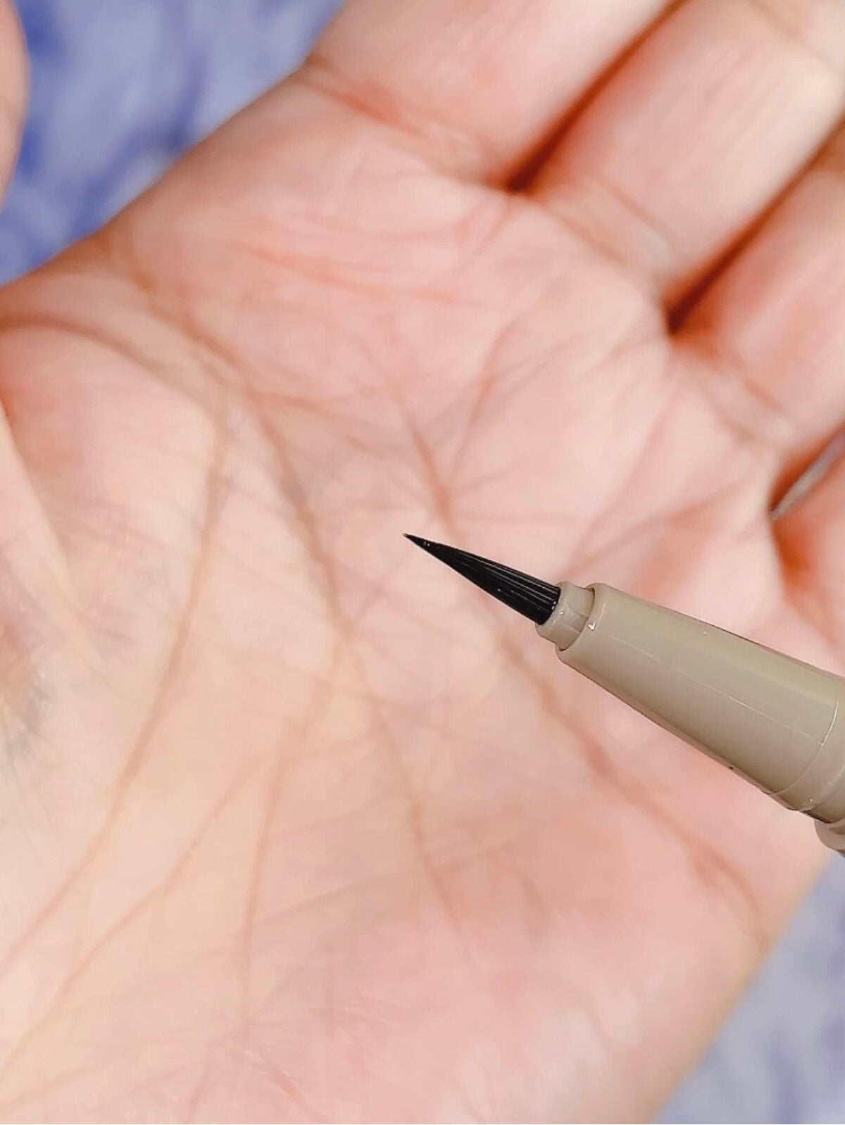 スリムエッジデュアルアイライナー/nobev/リキッドアイライナーを使ったクチコミ(3枚目)