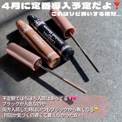 メタルックマスカラ/キャンメイク/マスカラを使ったクチコミ(4枚目)