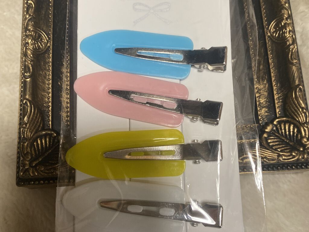 跡が付かない前髪クリップ/マペペ/ヘアアクセサリーを使ったクチコミ（1枚目）