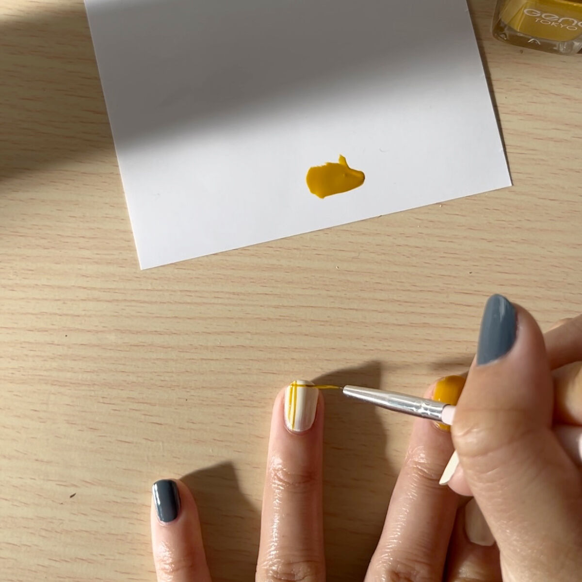 gene TOKYO ネイル リッチミルク/DAISO/マニキュアを使ったクチコミ（3枚目）