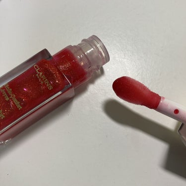 コンフォート リップオイル  09 red berry glam（限定） /CLARINS/リップグロスを使ったクチコミ（2枚目）