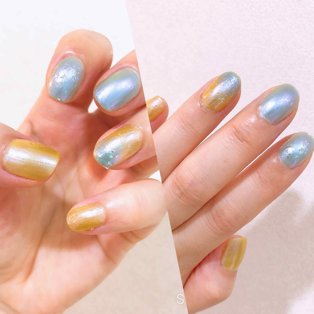 ネイルホリック リミテッドカラー Sea Shell/ネイルホリック/マニキュアを使ったクチコミ（2枚目）