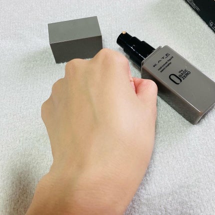 リアルカバーリキッド(セミマット)/KATE/リキッドファンデーションを使ったクチコミ(4枚目)