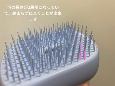 コンパクトスタイラー ジェムロックライラック/TANGLE TEEZER/ヘアブラシを使ったクチコミ（2枚目）