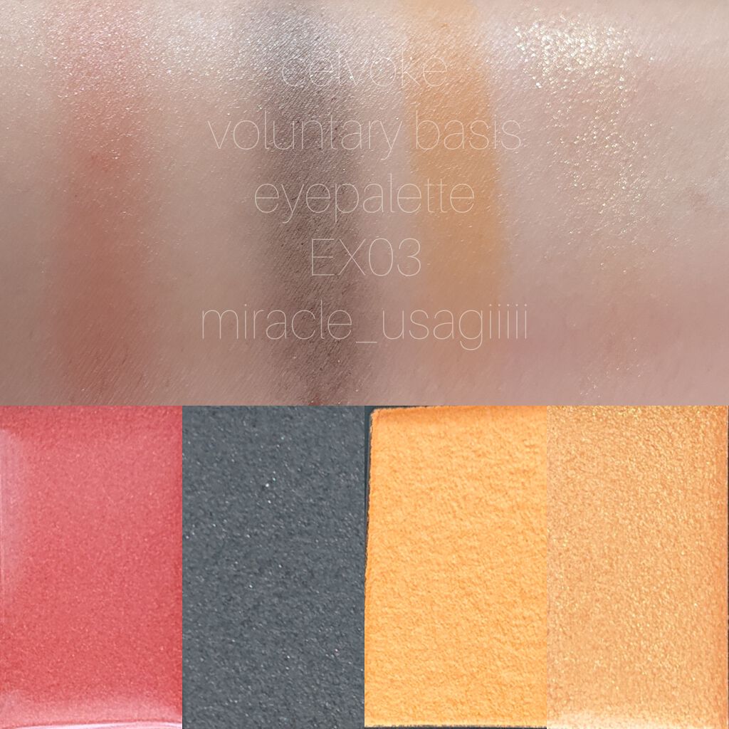 ヴォランタリーベイシス アイパレット/Celvoke/アイシャドウパレットを使ったクチコミ（2枚目）