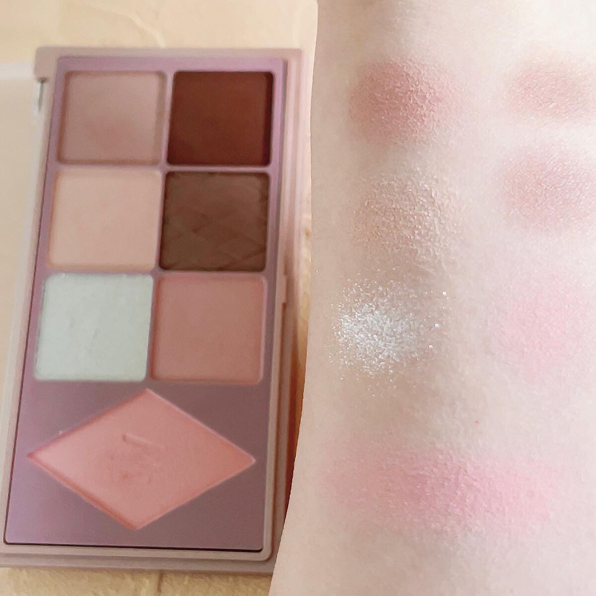 ウォンジョンヨ W デイリームードアップパレット /Wonjungyo/アイシャドウパレットを使ったクチコミ(5枚目)