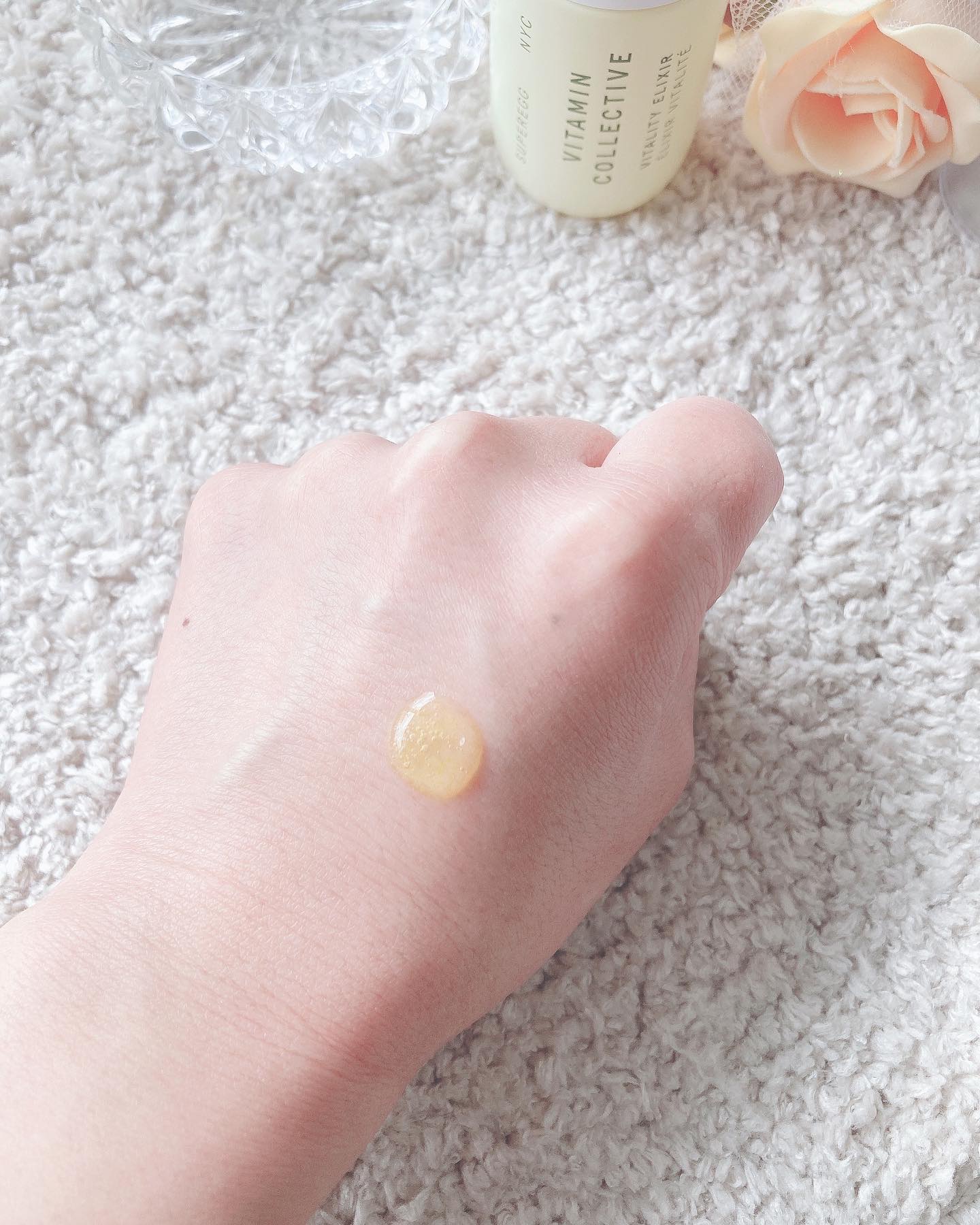 ビタミン コレクティブ バイタリティ エリクサー/SUPEREGG /美容液を使ったクチコミ（3枚目）