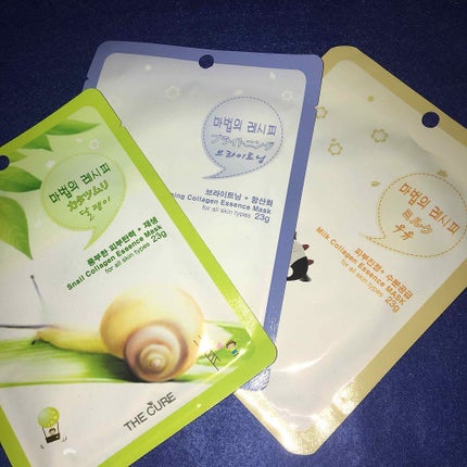 ブライトニングコラーゲンエッセンスマスク/THE CURE(ザキュア)/シートマスク・パックを使ったクチコミ(1枚目)