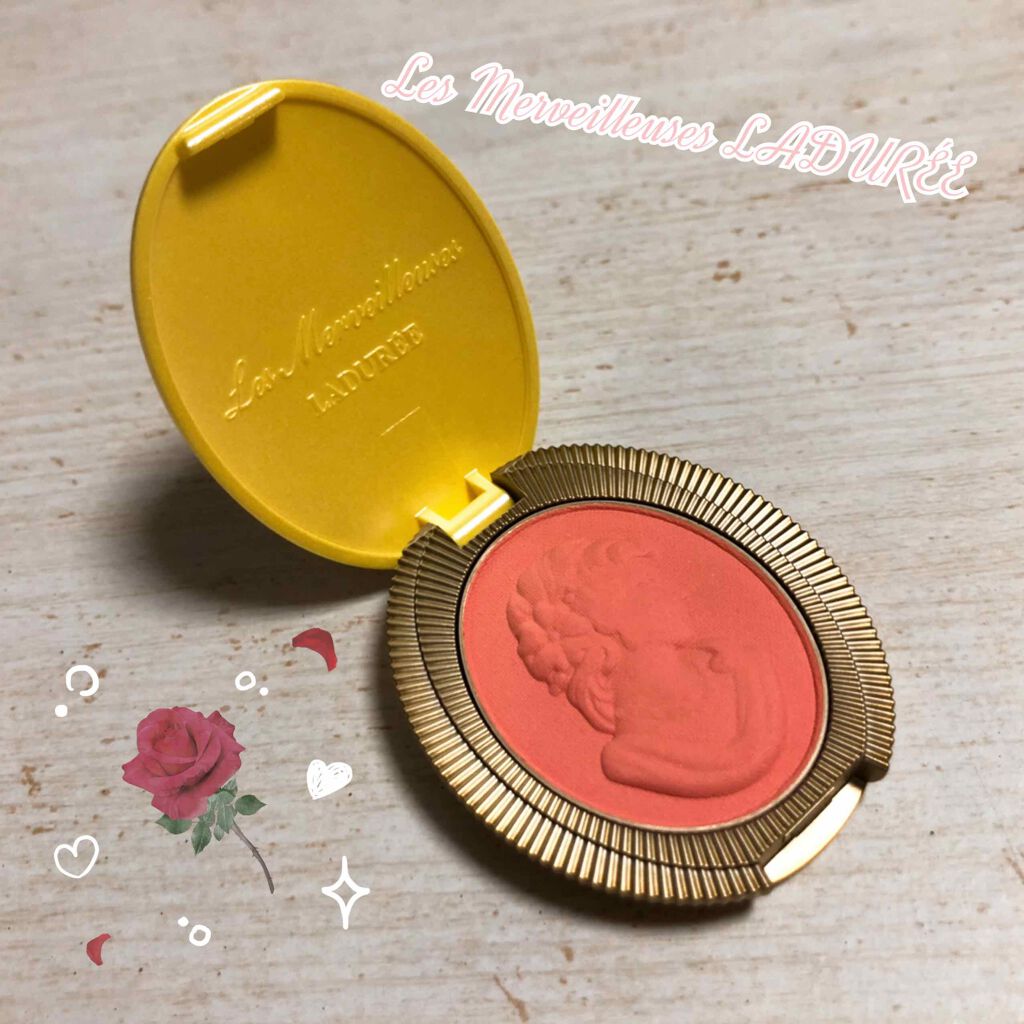 プレスト チークカラー N （ミニ）/レ・メルヴェイユーズ ラデュレ/パウダーチークを使ったクチコミ（1枚目）