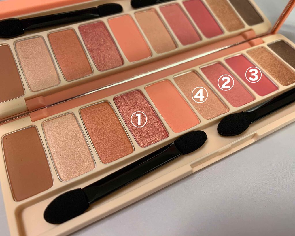 インクライティング シャドウパレット/PERIPERA/アイシャドウパレットを使ったクチコミ（2枚目）