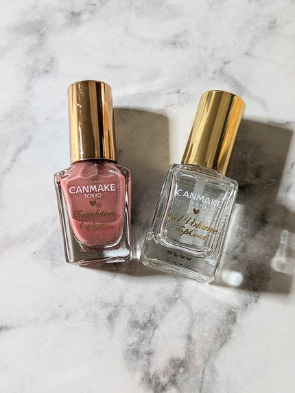 ジェルボリュームトップコート/キャンメイク/ネイルトップコートを使ったクチコミ(2枚目)