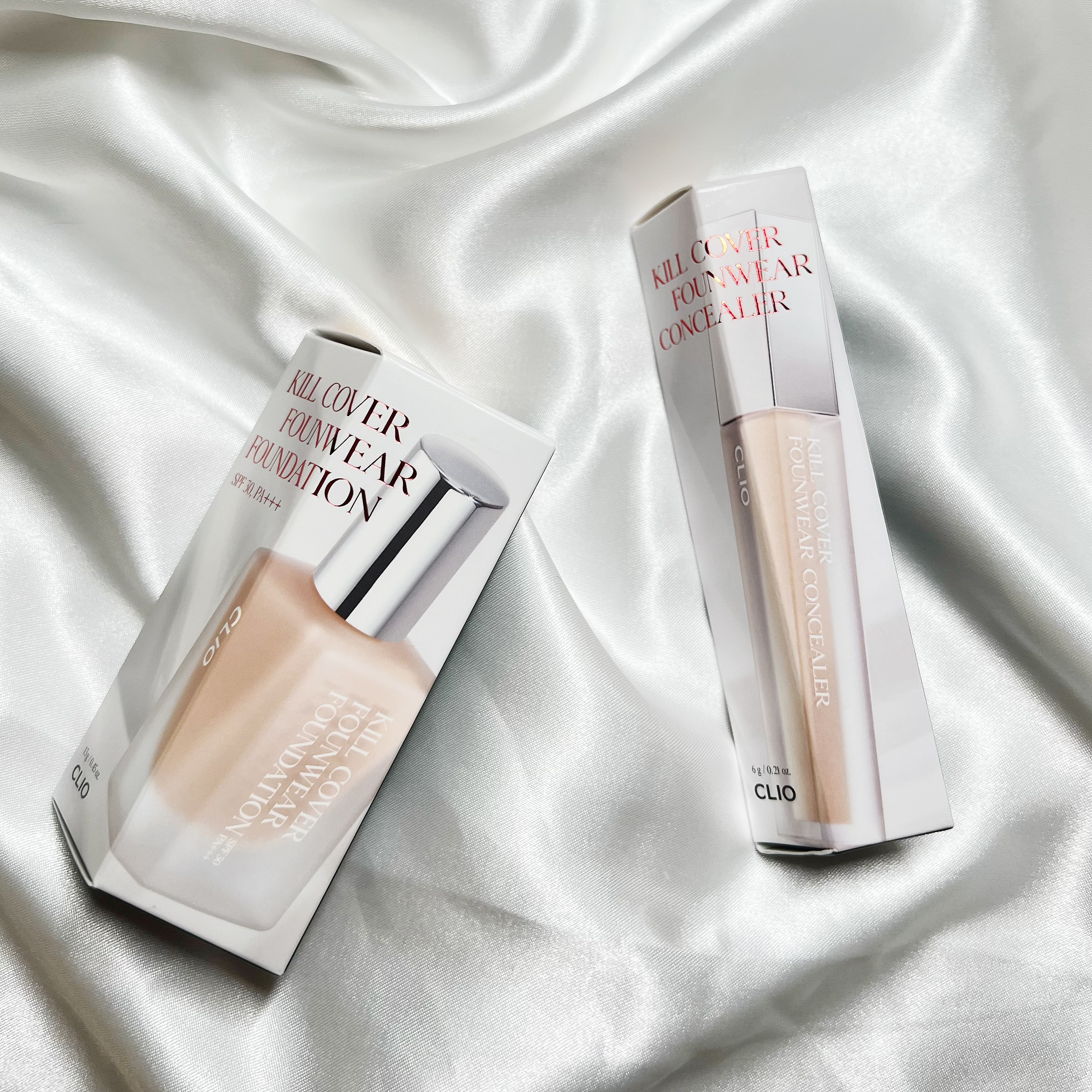 キル カバー ファンウェア ファンデーション 03 LINEN/CLIO/リキッドファンデーションを使ったクチコミ（2枚目）