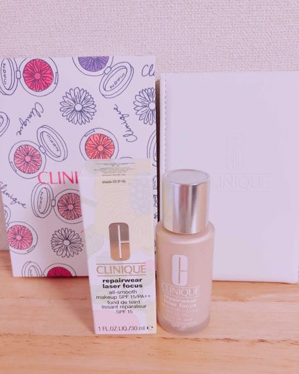 CLINIQUE リペアウェア レーザー フォーカス アイ クリームのクチコミ「クリニークお誕生日プレゼント🎂
毎年本当に可愛くて、使いやすいものばかりでうれしい💕✨
今回の.....」(2枚目)