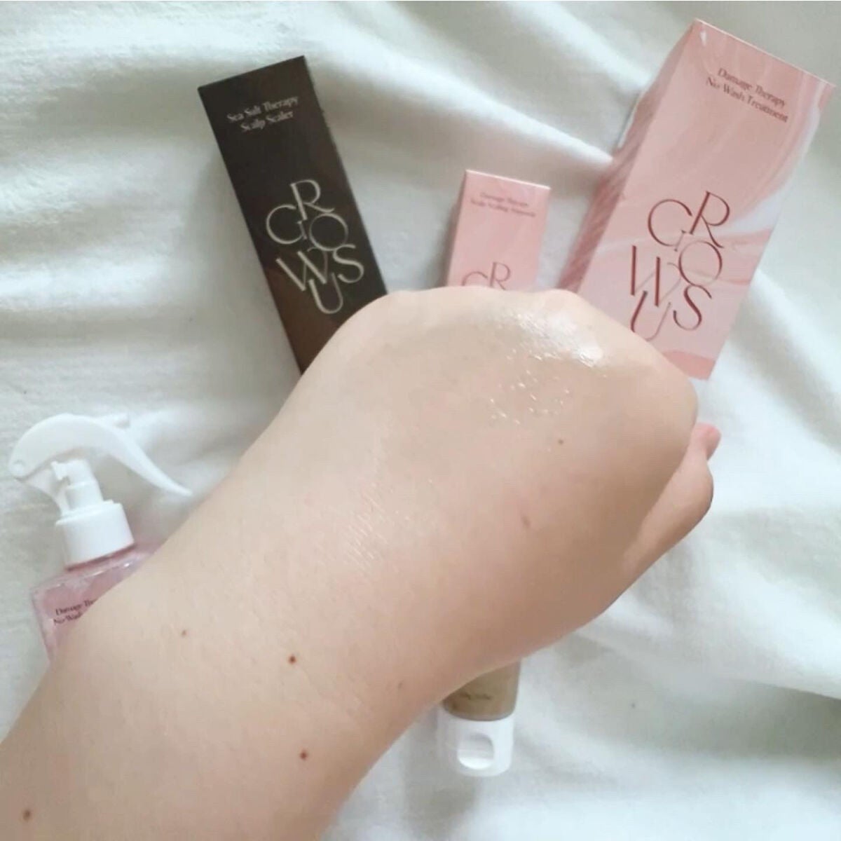 シーソルトセラピースカルプスケーラー/GROWUS/ヘッドスクラブを使ったクチコミ(7枚目)