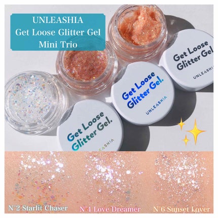 ゲットルーズグリッタージェル/unleashia/グリッターを使ったクチコミ(1枚目)