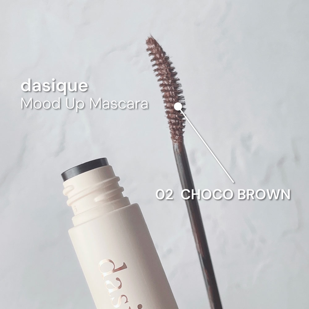 ムードアップマスカラ ロング&カール 02 チョコブラウン/dasique/マスカラを使ったクチコミ（1枚目）