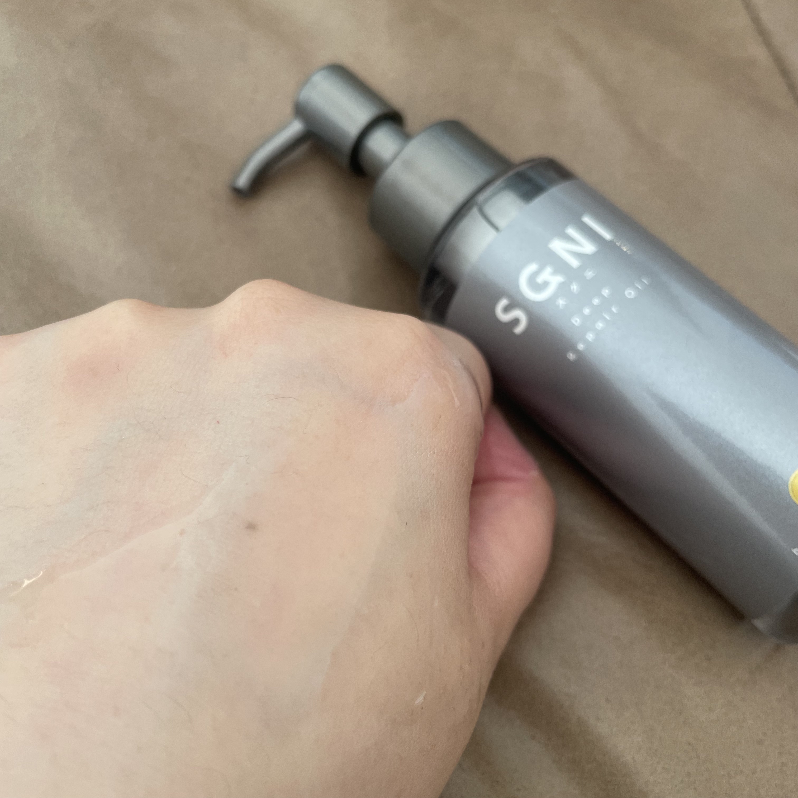 スムースヘアミルク/SGNI/ヘアミルクを使ったクチコミ（3枚目）