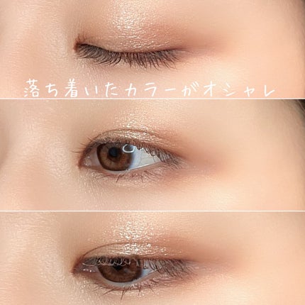 ベージュトーンアイシャドウ/CEZANNE/アイシャドウパレットを使ったクチコミ(4枚目)