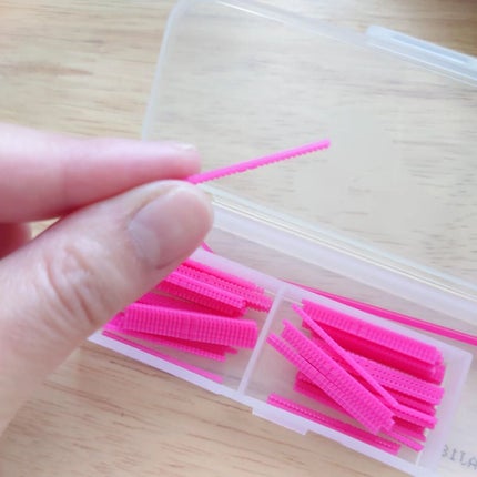 フリーファイバー120<下地&カッター付き>スタンダードタイプ 120本入/メザイク/二重まぶた用アイテムを使ったクチコミ(4枚目)