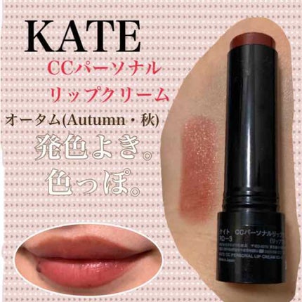 CCパーソナルリップクリーム/KATE/リップケアを使ったクチコミ(1枚目)