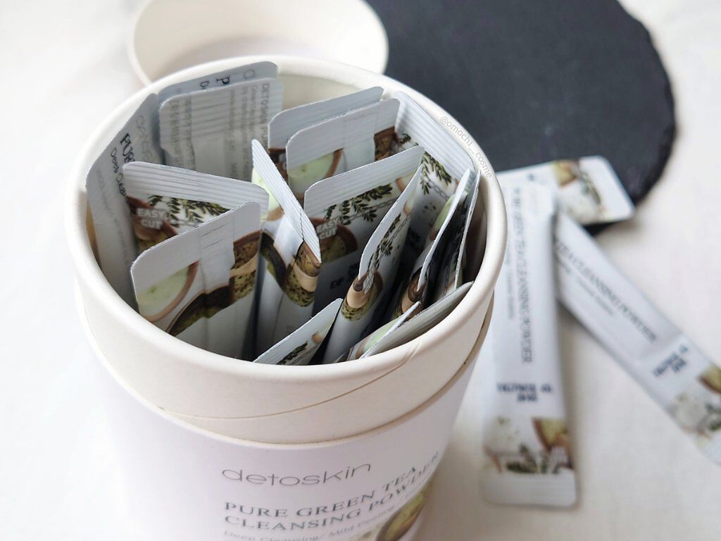 ピュアグリーンティークレンジングパウダー/DETOSKIN/洗顔パウダーを使ったクチコミ（2枚目）