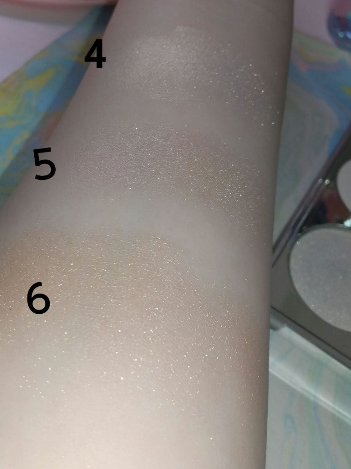 フェアリーハイライトパレット/SUSISU/アイシャドウパレットを使ったクチコミ(5枚目)