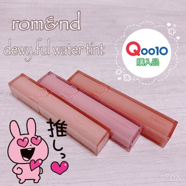 【Qoo10購入品】

■rom&nd
デュイフルウォーターティント

これぞ…純欲粘膜ティント…(*´꒳`*)

濃淡を調整することでオフィスでもプライベートでも使用しやすいカラーばかりなのが嬉しい♪