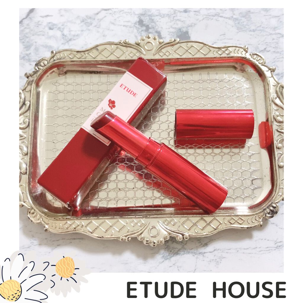 ムードグロウリップ ヴィンテージブロッサム/ETUDE/口紅を使ったクチコミ（1枚目）